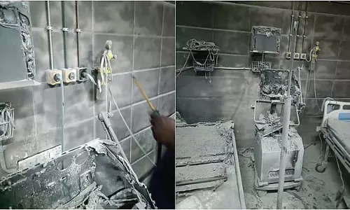 Pudukkottai सरकारी मेडिकल कॉलेज में आग लगने की घटना