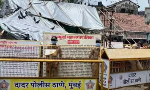 बीएमसी ने दादर कबूतर-दाना स्थल को फिर से कवर किया, सुरक्षा कड़ी