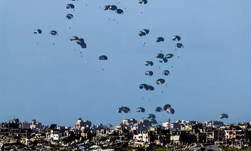 गाज़ा के लिए हवाई मार्ग से मानवीय सहायता, सात देश कर रहे समन्वय – IDF