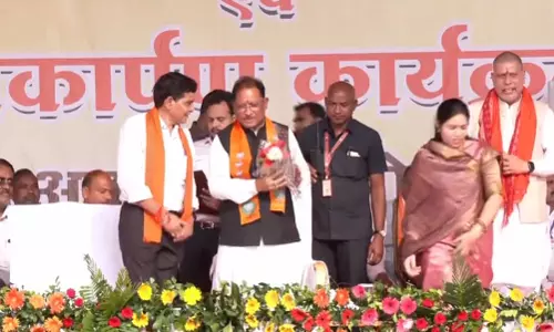 सीएम साय ने सारंगढ़ में आमसभा को किया संबोधित सीएम साय ने सारंगढ़ में आमसभा को किया संबोधित