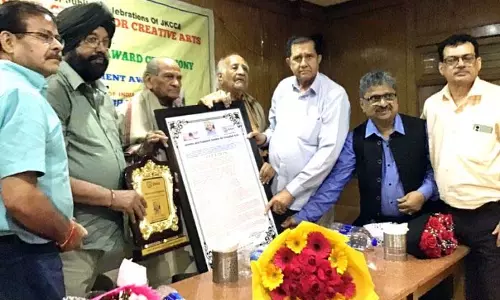 वीरेंद्र सिंह राही को JKCCA का लाइफ टाइम अचीवमेंट अवार्ड मिला