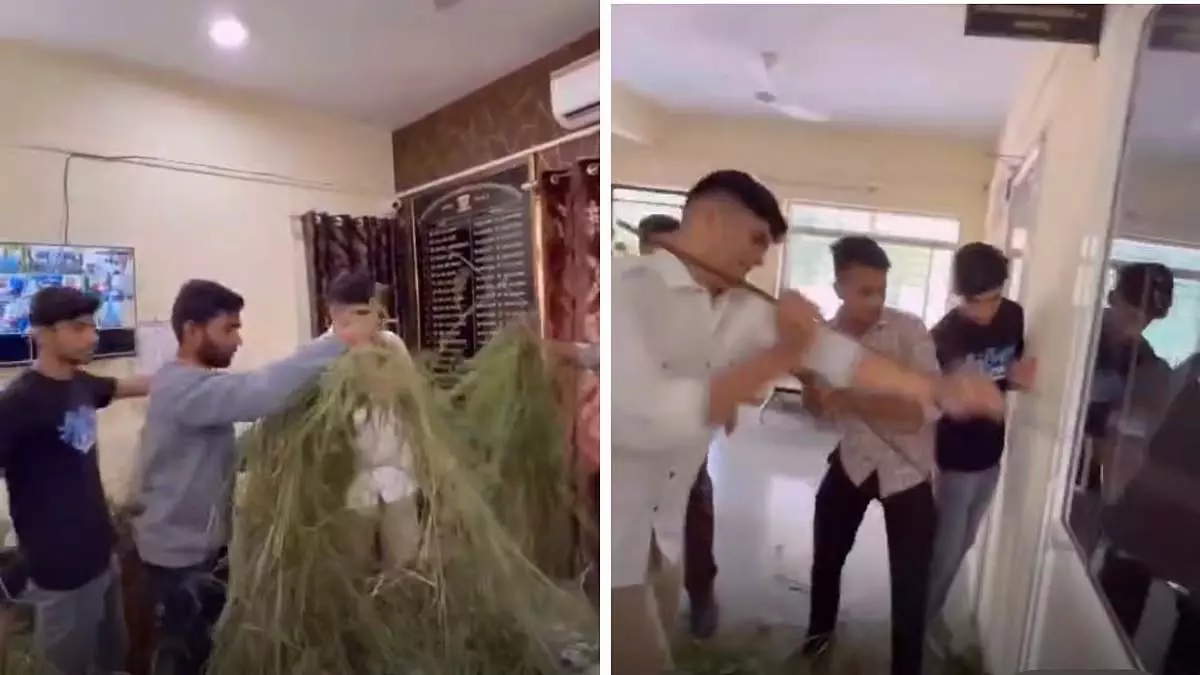NSUI नेता पटवारी पर GACC प्रिंसिपल के कार्यालय में घुसने और तोड़फोड़ करने का मामला दर्ज NSUI नेता पटवारी पर GACC प्रिंसिपल के कार्यालय में घुसने और तोड़फोड़ करने का मामला दर्ज