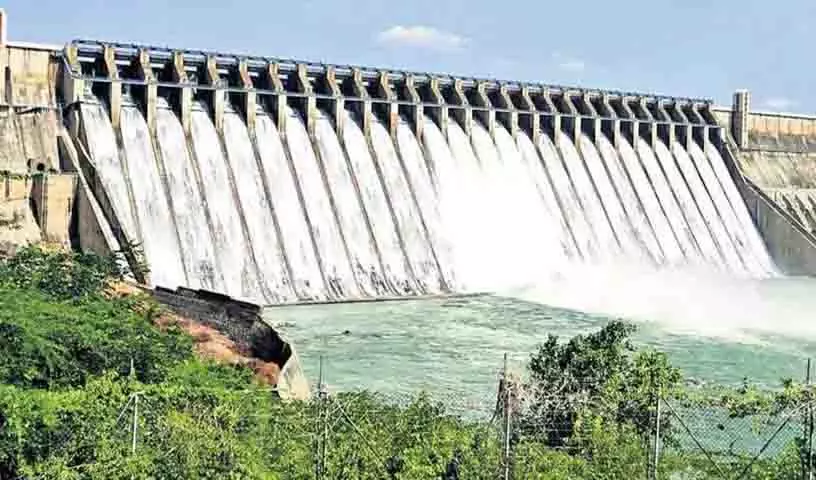 Telangana परियोजनाओं में भारी निवेश, नागार्जुन सागर लबालब Telangana परियोजनाओं में भारी निवेश, नागार्जुन सागर लबालब