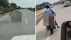 MP : बाइक पर पत्नी का शव ले जाने का मामला, प्रशासन पर उठे सवाल MP : बाइक पर पत्नी का शव ले जाने का मामला, प्रशासन पर उठे सवाल