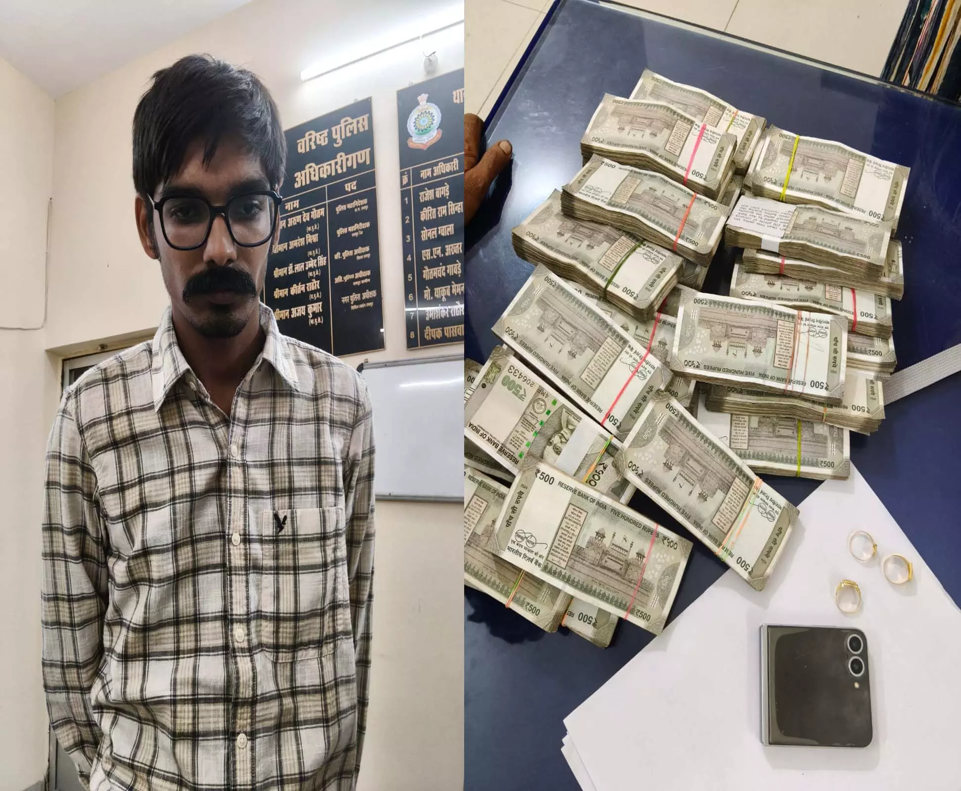 रायपुर में 15 लाख की फर्जी लूट का पर्दाफाश, पीड़ित ही निकला आरोपी रायपुर में 15 लाख की फर्जी लूट का पर्दाफाश, पीड़ित ही निकला आरोपी
