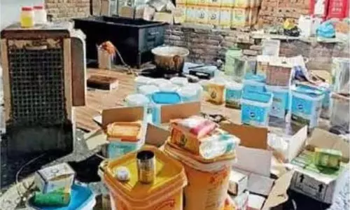 Haryana : नकली घी बनाने वाली फैक्ट्री का भंडाफोड़
