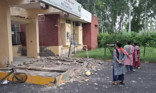 Hisar  विश्वविद्यालय के कर्मचारी की जर्जर छत गिरने से मौत