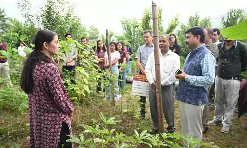 Padma Shri पुरस्कार विजेता ने प्राकृतिक खेती पर जानकारी साझा की, छात्रों को प्रेरित किया Padma Shri पुरस्कार विजेता ने प्राकृतिक खेती पर जानकारी साझा की, छात्रों को प्रेरित किया