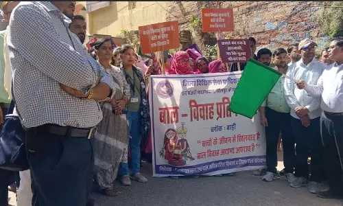 Jhalawar: बाल विवाह रोकथाम के लिए जन-जागरूकता रैली का आयोजन