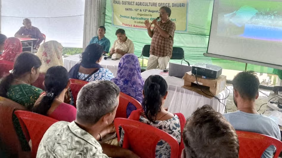 Assam : धुबरी ने खरीफ 2025 से पहले डिजिटल फसल सर्वेक्षण के लिए प्रशिक्षण शुरू