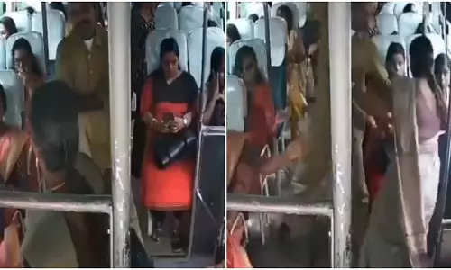 Kerala: त्रिशूर में चलती बस से गिरकर बुजुर्ग महिला की मौत