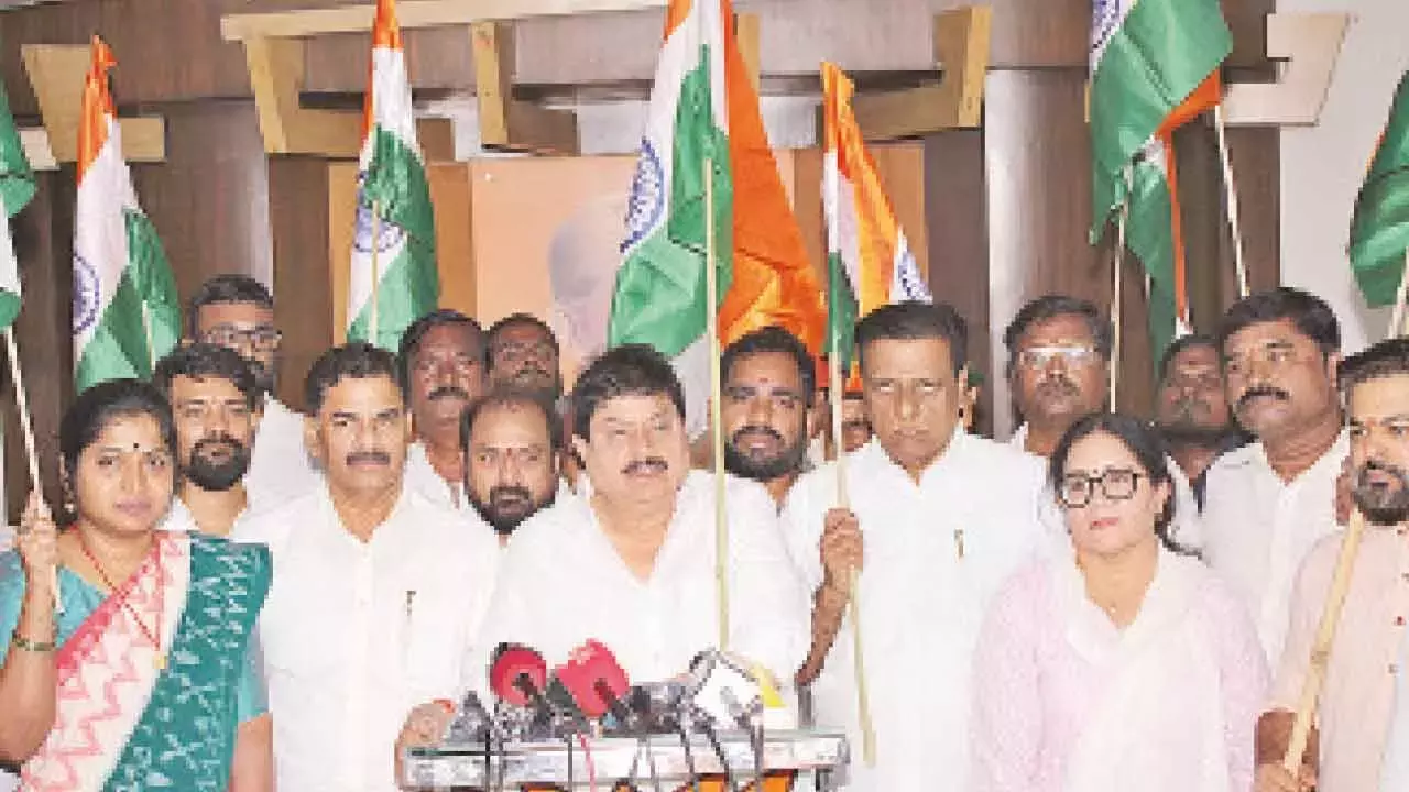 Telangana भाजपा भव्य तिरंगा यात्रा समारोह की तैयारी में जुटी