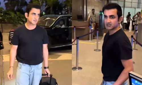 एयरपोर्ट पर पपराज़ी के साथ Gautam Gambhir का विनम्र पल वायरल