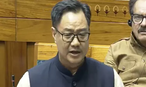 किरन रिजिजू ने Lok Sabha में विपक्ष की नारेबाजी पर जताई नाराजगी