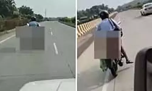 MP : बाइक पर पत्नी का शव ले जाने का मामला, प्रशासन पर उठे सवाल
