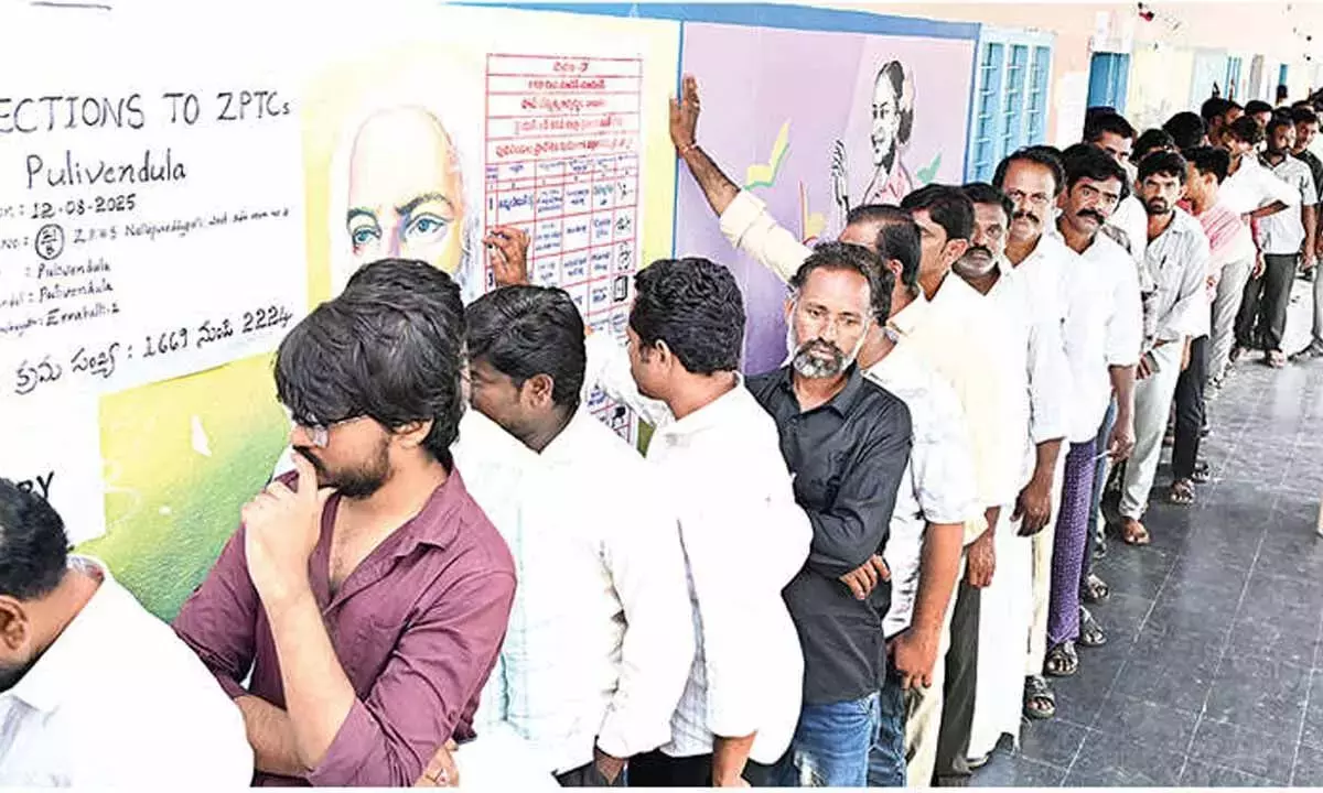 Andhra: मतदान काफी हद तक शांतिपूर्ण Andhra: मतदान काफी हद तक शांतिपूर्ण