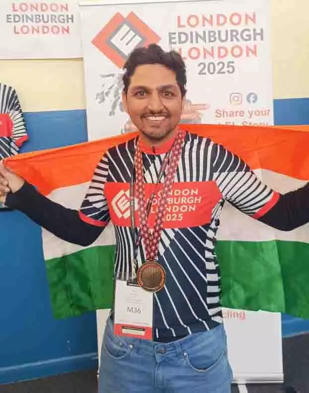 Chandigarh के 36 वर्षीय रवि साइकिल चलाकर गौरव की ओर बढ़ रहे Chandigarh के 36 वर्षीय रवि साइकिल चलाकर गौरव की ओर बढ़ रहे