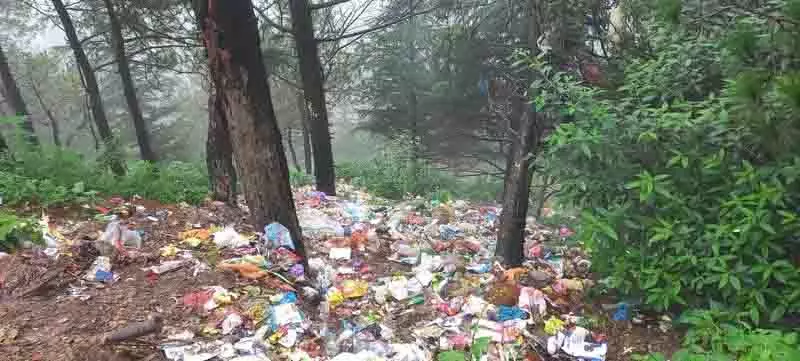 Shimla का छिपा संकट, पर्यटन की चमक के पीछे कचरे की समस्या Shimla का छिपा संकट, पर्यटन की चमक के पीछे कचरे की समस्या