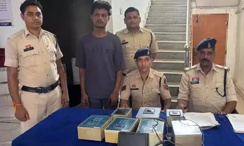 प्लांट से 6 लाख का सामान चुराया, शातिर पड़ोसी राज्य से गिरफ्तार