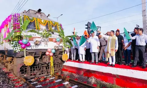 BJP MP ने पुरी-लालगढ़ एक्सप्रेस के श्री गंगानगर तक विस्तार को हरी झंडी दिखाई
