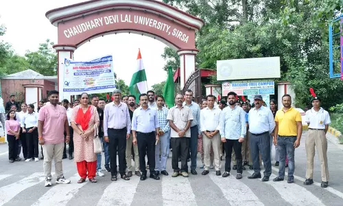 Sirsa  विश्वविद्यालय में एक सप्ताह तक रैगिंग विरोधी अभियान चलाया गया