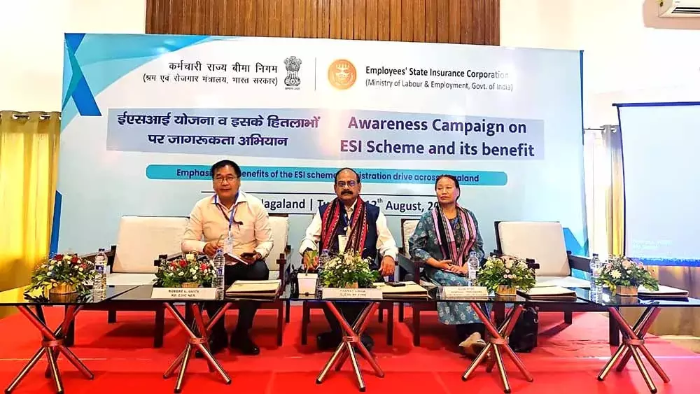 ESIC ने दीमापुर में मेगा आउटरीच कार्यक्रम आयोजित किया