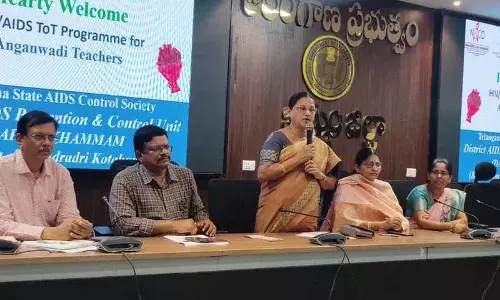 तेलंगाना में HIV जागरूकता अभियान में जुटेंगी आंगनवाड़ी शिक्षिकाएं तेलंगाना में HIV जागरूकता अभियान में जुटेंगी आंगनवाड़ी शिक्षिकाएं