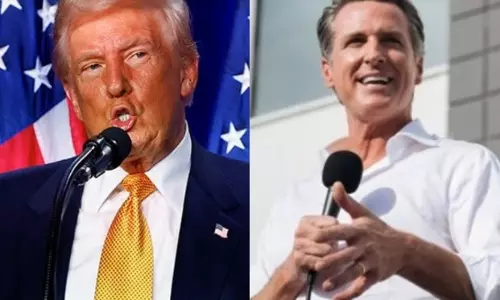 कैलिफ़ोर्निया के गवर्नर ने Trump की चेतावनी का मज़ाक उड़ाया