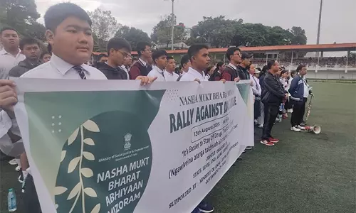 Mizoram: आइजोल में 600 से अधिक छात्रों ने नशा मुक्त भारत अभियान में भाग लिया