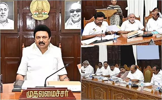 Tamil Nadu: कैबिनेट की बैठक शुरू हो गई Tamil Nadu: कैबिनेट की बैठक शुरू हो गई