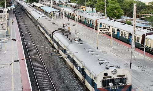 Chennai उपनगरों में आज से तीन दिनों के लिए 17 ट्रेनें रद्द