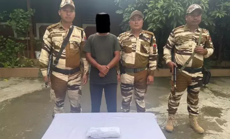 Manipur पुलिस ने म्यांमार से ड्रग्स की तस्करी करने वाले व्यक्ति को गिरफ्तार किया