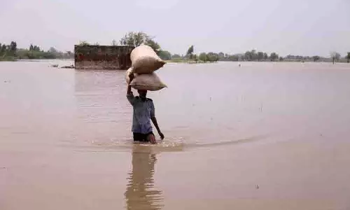 Sultanpur Lodhi में ब्यास नदी के उफान से 22 गांव बाढ़ की चपेट में