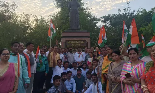 Jaipur: वन राज्यमंत्री संजय शर्मा ने तिरंगा रैली से दिया राष्ट्रप्रेम का संदेश