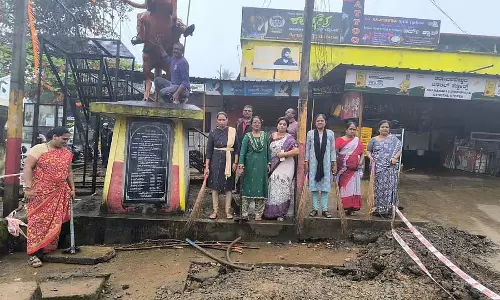Haliyal : राष्ट्रीय नेताओं की मूर्तियों की सफाई की जाएगी