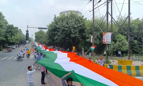 Noida: NCR में 3000 फीट तिरंगे के साथ मनाया जाएगा स्वतंत्रता दिवस Noida: NCR में 3000 फीट तिरंगे के साथ मनाया जाएगा स्वतंत्रता दिवस