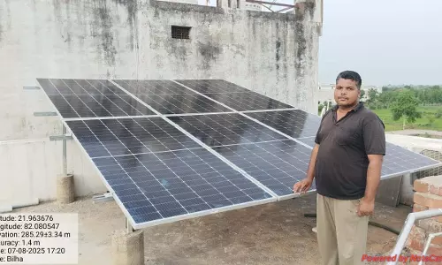प्रधानमंत्री सूर्यघर मुफ्त बिजली योजना : बिल्हा के शेख जमशेर के हर महीने बच रहे 3 हजार रूपए