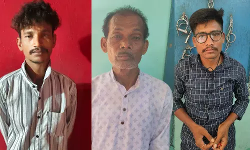 सरोना में तीन गांजा तस्कर गिरफ्तार, 40 हजार का माल जब्त
