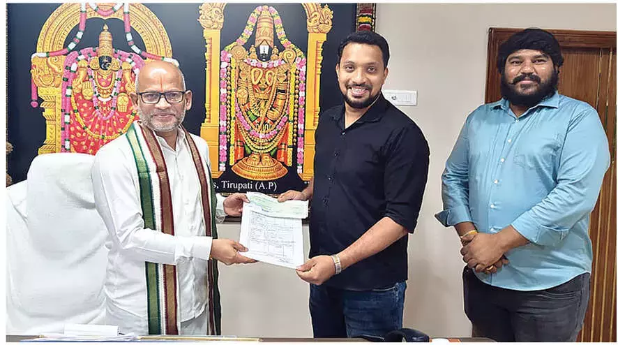 Bengaluru के एक श्रद्धालु ने टीटीडी को 1 करोड़ रुपये दान किए