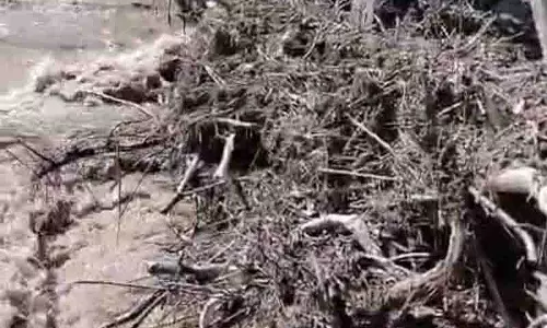 Lahaul की मियार घाटी में अचानक आई बाढ़ से ग्रामीण सड़कों और कृषि भूमि को नुकसान पहुंचा Lahaul की मियार घाटी में अचानक आई बाढ़ से ग्रामीण सड़कों और कृषि भूमि को नुकसान पहुंचा