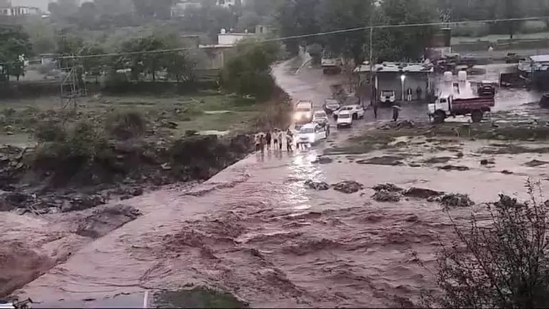 Rajouri, पीर पंजाल में बाढ़ जैसी स्थिति Rajouri, पीर पंजाल में बाढ़ जैसी स्थिति