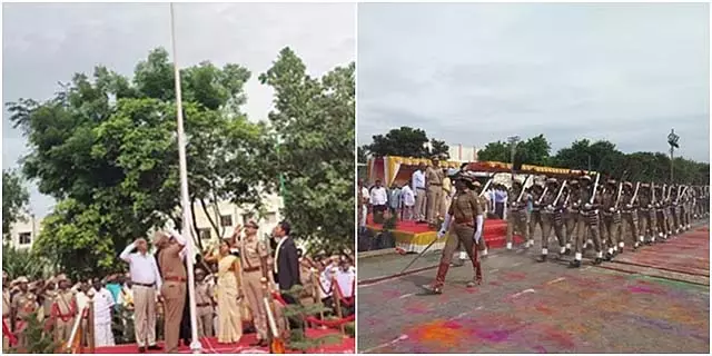 Tamil Nadu : विल्लुपुरम में स्वतंत्रता दिवस समारोह Tamil Nadu : विल्लुपुरम में स्वतंत्रता दिवस समारोह