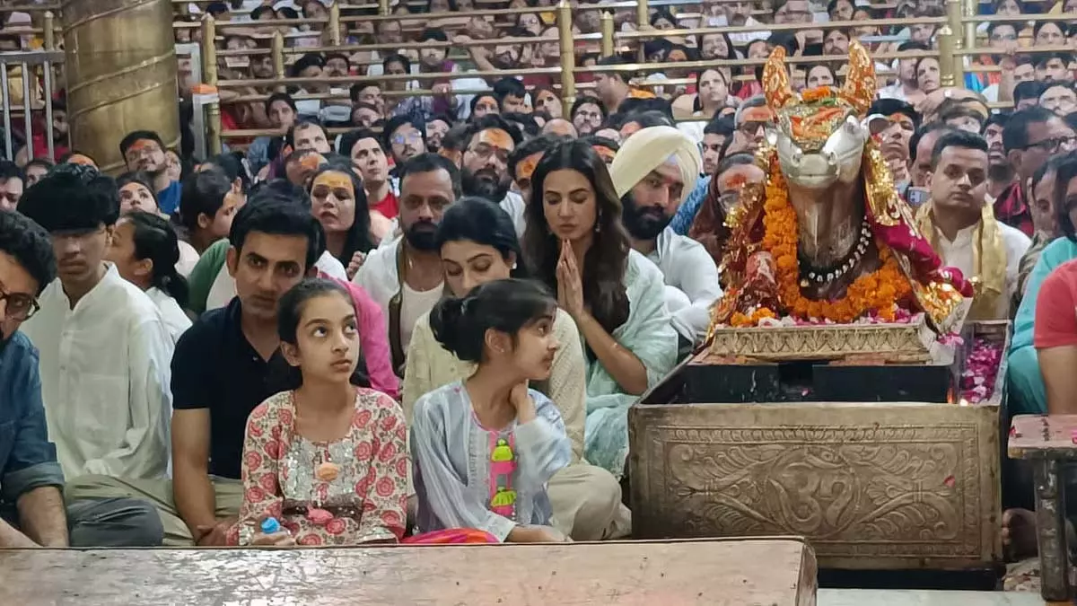 Gautam Gambhir ने उज्जैन के महाकालेश्वर मंदिर में दर्शन किए Gautam Gambhir ने उज्जैन के महाकालेश्वर मंदिर में दर्शन किए