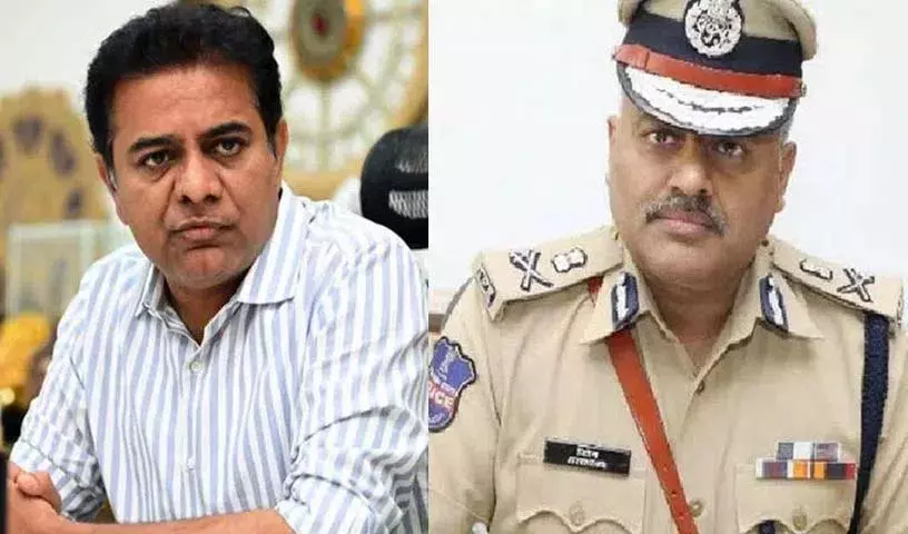 KTR ने डीजीपी जितेंद्र की मां के निधन पर शोक व्यक्त किया KTR ने डीजीपी जितेंद्र की मां के निधन पर शोक व्यक्त किया