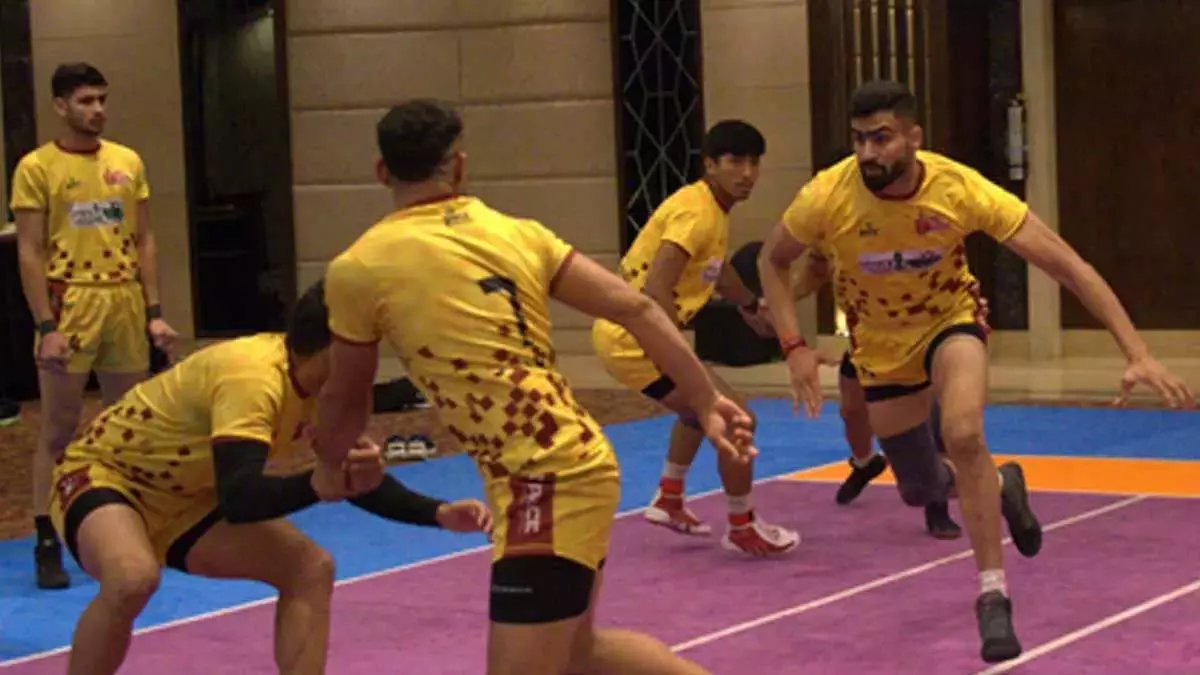 पीकेएल सीजन 12: सेना के खिलाड़ियों ने स्वतंत्रता दिवस पर देश के नायकों को श्रद्धांजलि दी पीकेएल सीजन 12: सेना के खिलाड़ियों ने स्वतंत्रता दिवस पर देश के नायकों को श्रद्धांजलि दी