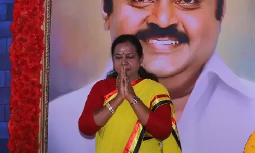 विजयकांत के विचार ही तमिलनाडु सरकार की योजनाएं है : Premalatha Vijayakant