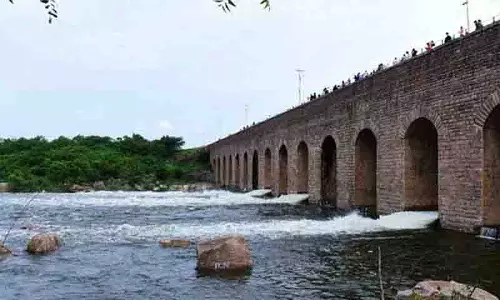 Himayatsagar में जलस्तर में भारी गिरावट, मूसी नदी पर बाढ़ का खतरा कम Himayatsagar में जलस्तर में भारी गिरावट, मूसी नदी पर बाढ़ का खतरा कम