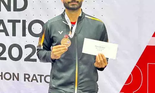 Abhinav Thakur ने थाईलैंड इंटरनेशनल बैडमिंटन सीरीज में कांस्य पदक जीता Abhinav Thakur ने थाईलैंड इंटरनेशनल बैडमिंटन सीरीज में कांस्य पदक जीता