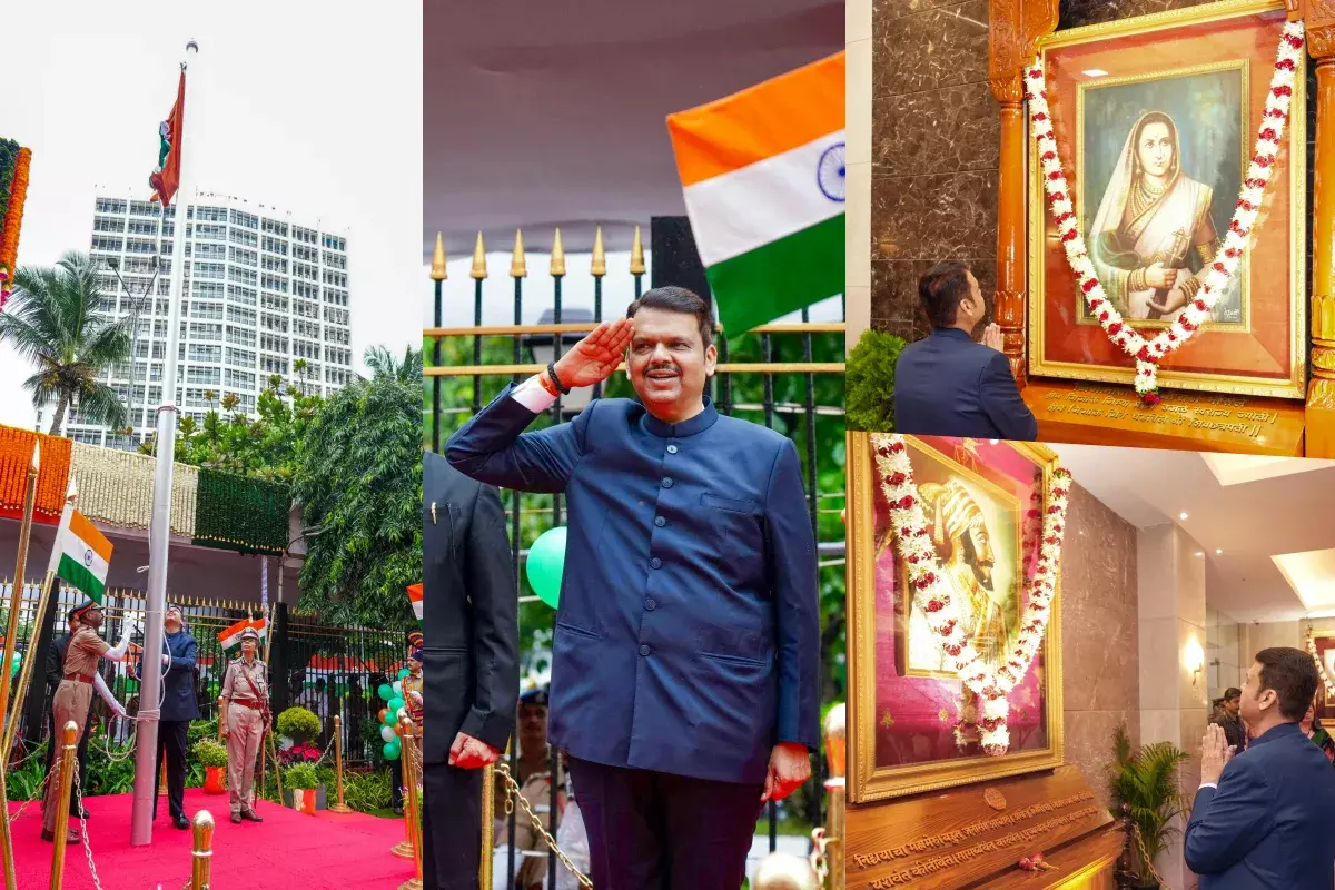 Fadnavis ने स्वतंत्रता दिवस पर तिरंगा फहराया, बॉम्बे हाईकोर्ट समारोह में हुए शामिल
