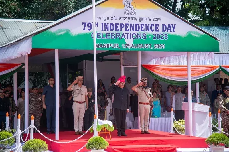 Manipur:  स्वतंत्रता दिवस पर राज्यपाल भल्ला ने कहा, राज्य में धीरे-धीरे शांति लौट रही